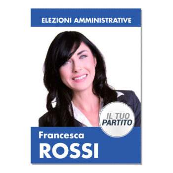 Manifesto Elettorale – Modello 1<br>Azione
