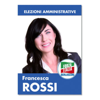 Manifesto Elettorale – Modello 1<br>Forza Italia