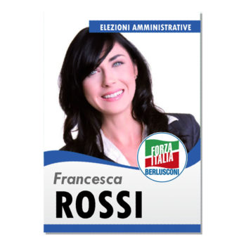 Manifesto Elettorale – Modello 2<br>Forza Italia
