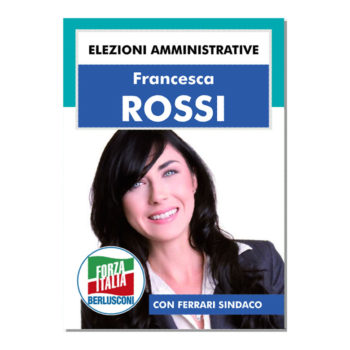 Manifesto Elettorale – Modello 3<br>Forza Italia
