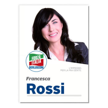 Manifesto Elettorale – Modello 5<br>Forza Italia