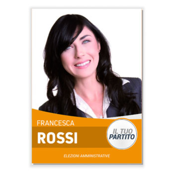 Manifesto Elettorale – Modello 6<br>Italia Viva