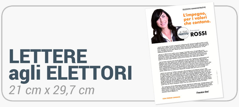 stampa lettere elettorali