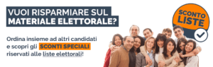 sconto liste elettorali stampa materiale elettorale