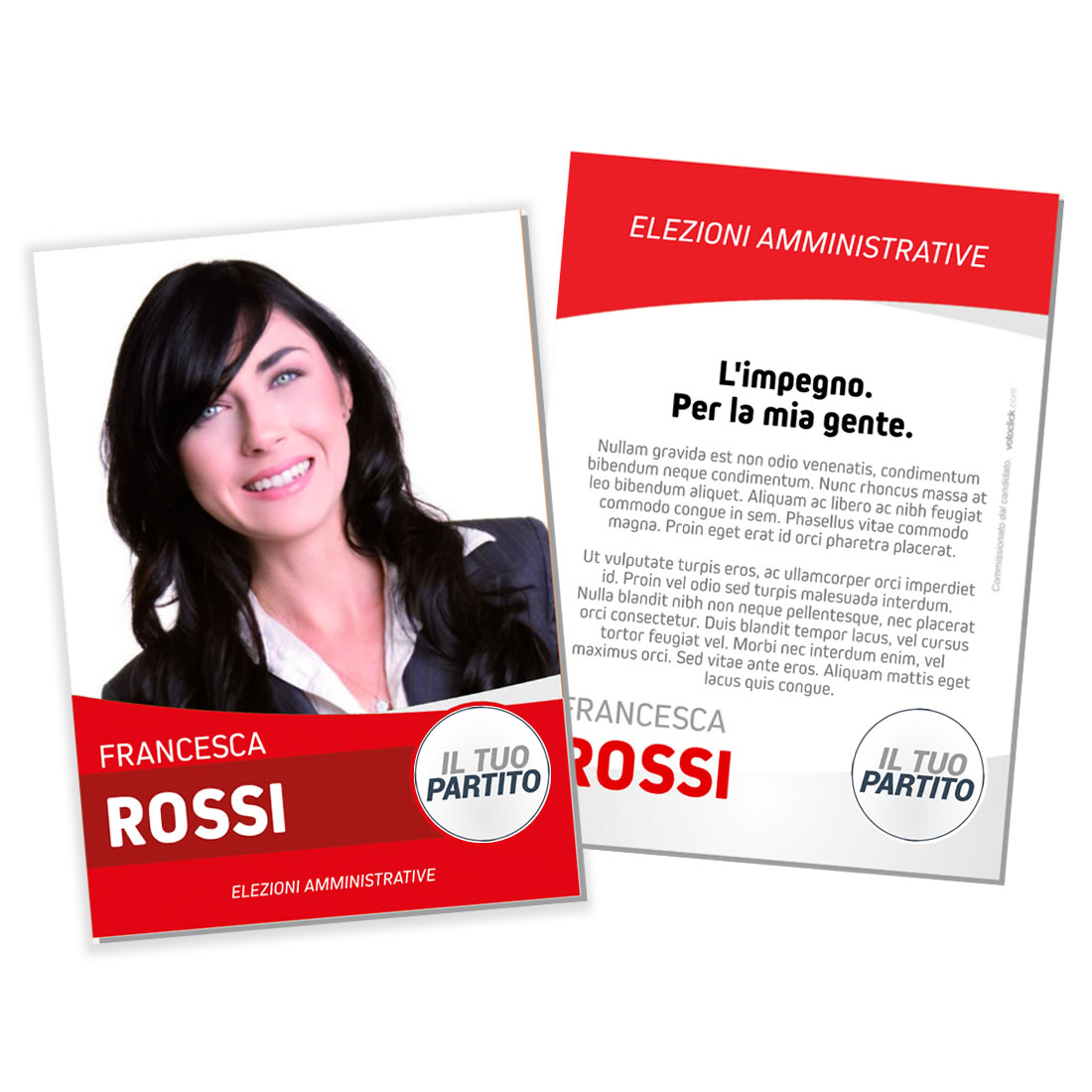 Volantino Elettorale - Modello 6 - immagine 3