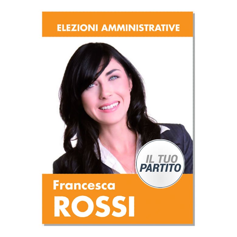 Manifesto Elettorale - Modello 1 - Partiti Principali - immagine 7