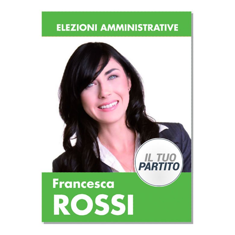 Manifesto Elettorale - Modello 1 - Partiti Principali - immagine 3