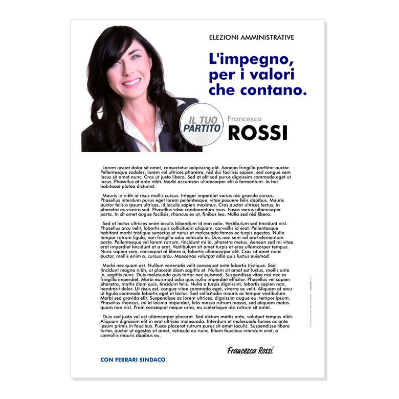 Lettera agli Elettori - Modello 1 - Partiti Principali - immagine 5
