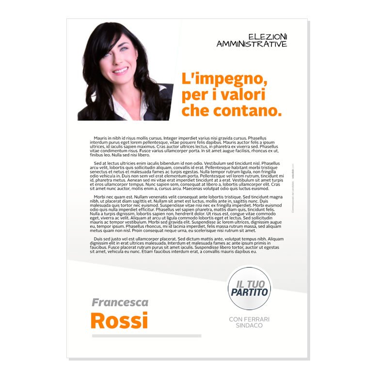 Lettera agli Elettori - Modello 2 - Partiti Principali - immagine 6