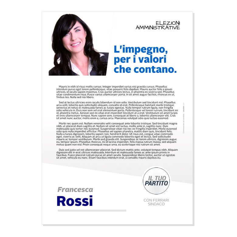 Lettera agli Elettori - Modello 2 - Partiti Principali - immagine 5