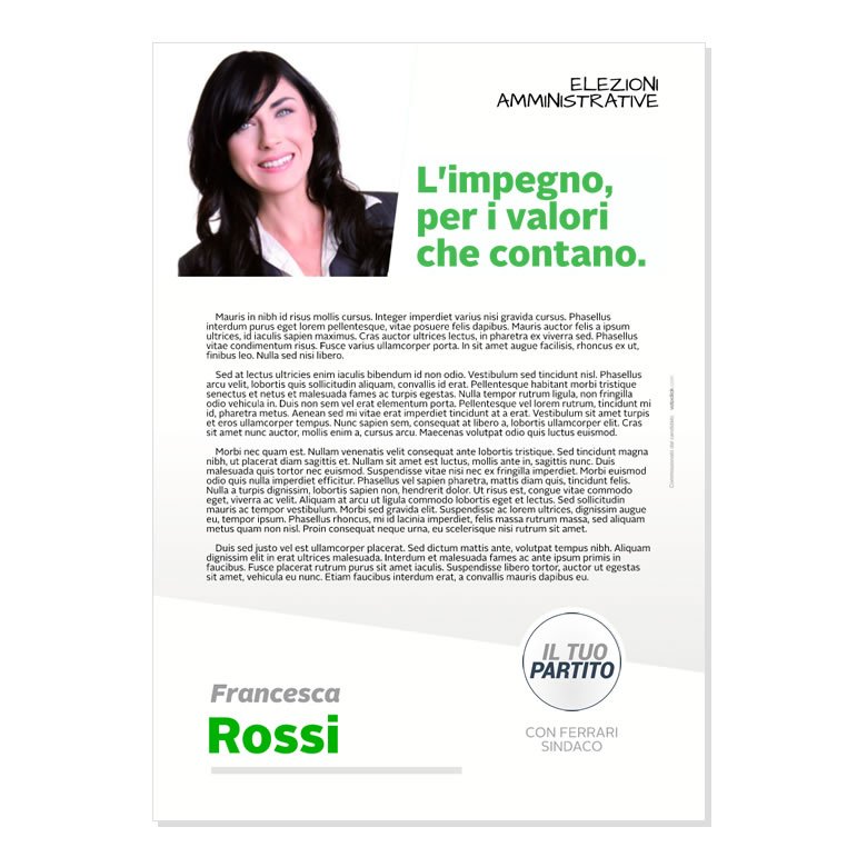 Lettera agli Elettori - Modello 2 - Partiti Principali - immagine 7