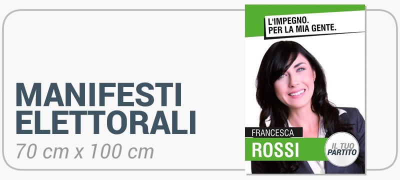 manifesti partiti principali