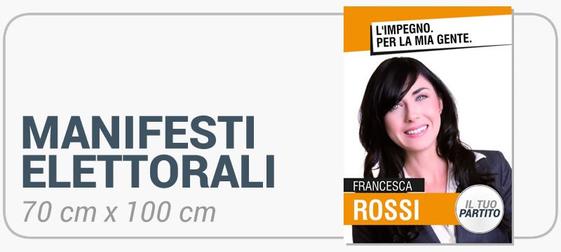 stampa manifesti elettorali